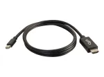 C2G 6ft Mini DisplayPort to HDMI kaabel - Mini DP to HDMI adapterkaabel - M/M - TAA n&otilde;uetele vastav - 1,83 m - Must