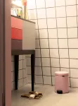 Brabantia Newicon 5 L Pedaalpr&uuml;gikast Lilla Roosa (255281)