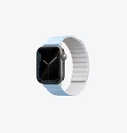 UNIQ Revix Reversible Magnetic Strap for Apple Watch Series 1/2/3/4/5/6/7/8/9/SE/SE2/SE3 38/40/41mm White-Blue