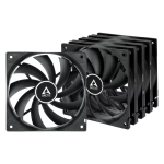 ARCTIC F12 120 mm standardne korpuse ventilaator, 5 tk, must