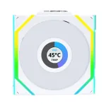 Lian Li UNI FAN SL Wireless 120 ARGB PWM korpuse ventilaator, 120 mm, 3 tk komplekt koos kontrolleriga, valge
