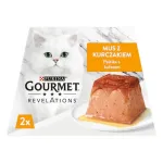M&auml;rg kassitoit Purina Nestl&eacute; GOURMET Revelations Mousse kana kastmes 2 x 57 g kotikest