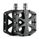 Rockbros C525 Carbon Fiber Platform Bike Pedals - Black