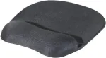 EXERTIS CONNECT hiirematt geelist randmetoega, must, 250 x 200 mm, libisemiskindel p&otilde;hi, &otilde;mmeldud servad 190469