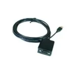 EXSYS EX-1302IS USB RS-232 jadaadapter, FTDI kiibistik, 0,8 m kaabel, must