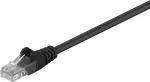 Wentronic Goobay CAT 5e paigalduskaabel, U/UTP, must, 5 m - CCA vaskpettalumiinium (68651)