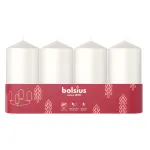 BOLSIUS k&uuml;&uuml;nal silinder 4 tk. &Oslash;100x48mm valge