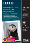 Epson Premium Glossy Photo Paper - 10x15cm - 40 Sheets