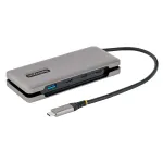 StarTech.com HB31CM1A3CB 4-pordiline USB-C jaotur, 1x USB-A + 3x USB-C, USB 3.2 Gen 2 10 Gbps, USB-toitega, 25 cm (9,8 tolli) &uuml;mbert&otilde;mmatav kaabel