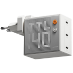 SHARGE Pixel 140 GaN laadija, 140W, 3x USB-C, punktmaatrikskuvar - valge