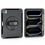 4smarts Rugged Case Grip 541161 &uuml;mbris Apple iPad Pro 11 (M5 2025 / M4 2024) jaoks, 27,9 cm (11 tolli), pol&uuml;karbonaat/TPU, jalaga, must