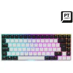 Sharkoon SKILLER SGK50 S3 klaviatuur m&auml;ngimiseks USB QWERTY Portugali valge