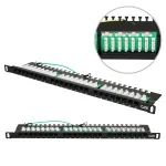 Patch Panel Extralink CAT6 UTP 0.5U 24 Port