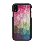 Nutitelefoni &uuml;mbris iKins iPhone XR-ile &mdash; vee-lillemustriga, must