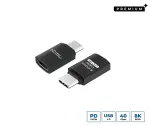 Microconnect USB4-CCF-240W Premium USB4 Gen 3x2 USB-C kaabel, 240 W