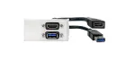 Vivolink WI221295 pistikupaneel, HDMI 2.0 + USB 3.0