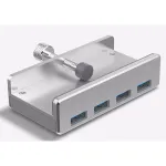 ALLNET ALL-USB3-HUB-4-CLIP liidesejaotur USB 3.2 Gen 1 (3.1 Gen 1) Type-A 5000 Mbit/s H&otilde;bedane (ALL-USB3-HUB-4-CLIP)