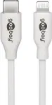 Laadimis- ja s&uuml;nkroonimiskaabel Goobay Lightning to USB-C 0.5m