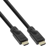 InLine HiD High Speed HDMI kaabel w. Ethernet, 4K2K, M/M, golden contacts, 12.5m