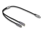 USB USB-C DAC-adapter DeLOCK 66616 24 bitti 96 kHz 2 x 3,5 mm