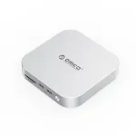 M.2 NVMe pesaadapter ORICO M49P-EU-SV-BP &mdash; USB-C 10 Gbps, metallkorpus