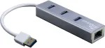 Inter-Tech Argus IT-310-S - USB 3.2 Gen 1 (3.1 Gen 1) Type-A - RJ-45 - USB 3.2 Gen 1 (3.1 Gen 1) Type-A - Hall - Alumiinium - LAN - USB - Gigabit Ethernet (88885471)