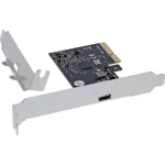 Sisemine USB USB-C adapter InLine 76660I PCIe 20 Gbit/s