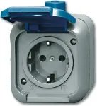 Busch Jaeger 2083-0-0368 Pistikupesa CEE 7/3 Sinine - Hall (2083-0-0368)