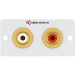 Pistikupesa 2 x RCA Kindermann 7444000510