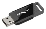 PNY Attach&eacute; X, 64 GB, USB Type-A, 3.2 Gen 1 (3.1 Gen 1), 130 MB/s, Dia, Must