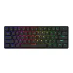 Mehaaniline m&auml;nguklaviatuur SAVIO BLACKOUT X2 BROWN 61-klahviga 60% USB QWERTY RGB Outemu Brown