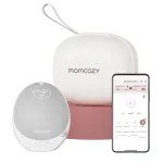 Momcozy M9 &uuml;ksik elektriline rinnapump rakenduse juhtimisega, 150 ml, hall