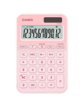 Lauakalkulaator CASIO MS-20YC &mdash; 12-kohaline, maksu- ja kasumifunktsioonid, patarei/p&auml;ikeseenergia, heleroosa
