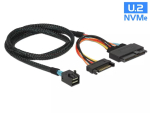 Kaabel DeLOCK 0,75m SFF-8643/U.2 SFF-8639+SATA