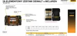 DEWALT FLEXTORQ BIT SET 28pcs. /MCALREN