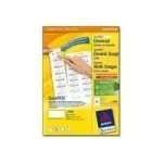 AVERY Zweckform QuickPEEL universaalsed sildid, 48 x 21 mm valge, &auml;&auml;ris &uuml;mberringi, ProNature &ndash; FSC-sertifitseeritud (3650)