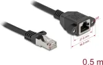 V&otilde;rgukaabel DeLOCK 90774 must 0,5 m Cat6a S/FTP RJ-45