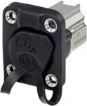 Neutrik NE8FDX-P6-W juhtme&uuml;hendus RJ45 emane must - valge (NE8FDX-P6-W)