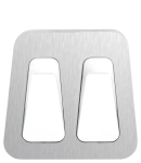 Towel hook TESA 59785-00000 Indoor Stainless steel Valge
