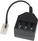 Telefonijagaja S/CONN RJ11 - 3x TAE NFN ShiverPeaks 71017-2