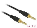 Audiojuhe 3,5 mm DeLOCK 85549 2 m Must