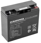 Suletud pliiaku AGM-aku europower EP seeria 12V 17Ah &ndash; kasutusiga 6&ndash;9 aastat