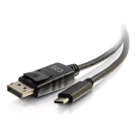 C2G USB-C to DisplayPort adapterkaabel 4K 30Hz 1,8m Must