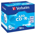 Verbatim CD-R AZO Crystal 700 MB 52x 10 tk
