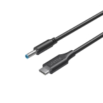 Toitekaabel UNITEK C14117BK-1.8M USB C DC 1,8m 20V 3,25A