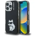 Karl Lagerfeld IML Aquarelle Choupette & Logo Tagakaas Apple iPhone 16 Pro jaoks, Must
