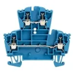 Weidm&uuml;ller W-Series l&auml;biv klemmliist, kruvi&uuml;hendus, 2,5 mm&sup2;, 800 V, 24 A, tume beež, 2-tasandiline