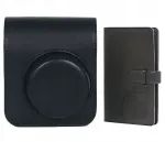 LOVEINSTANT Case Cover Pouch for Fujifilm Instax Mini 41 + Photo Album for 96 Photos / Black