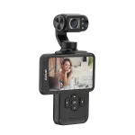 Ordro Pocket M5 5K Action Camera with 3-Axis Gimbal, 12MP, Wi-Fi, Black