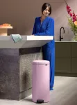 Brabantia Newicon 30 L Pedaalpr&uuml;gikast Lilla Roosa (255304)